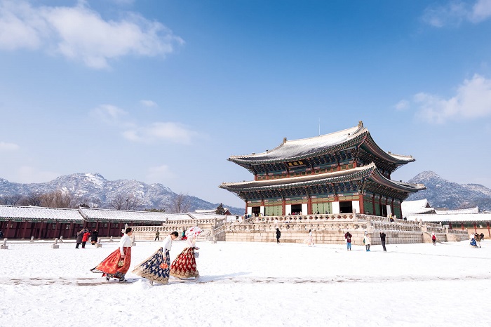 Cảnh mùa đông Hàn Quốc đẹp đến nao lòng